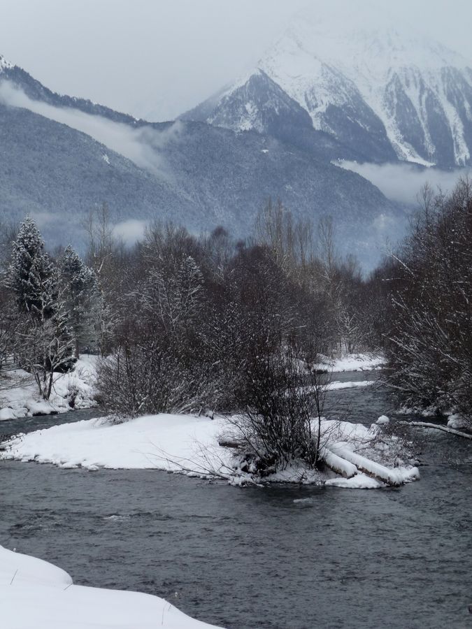 neige sur la neste d'Aure