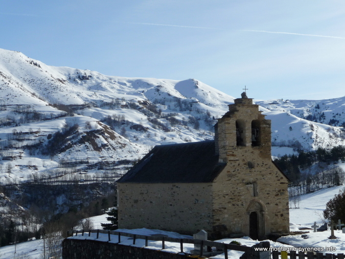 église Saint-Etienne à Ens vallée d'Aure - Hautes-Pyrénées