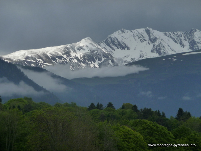 Au dessus de Goaux en vallée d'Aure Pyrénées