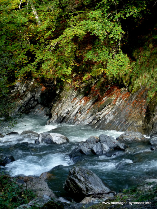 automne en vallée de Rioumajou vallée d'Aure Pyrénées