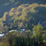 chateau et église de Tramezaigues en vallée d'Aure