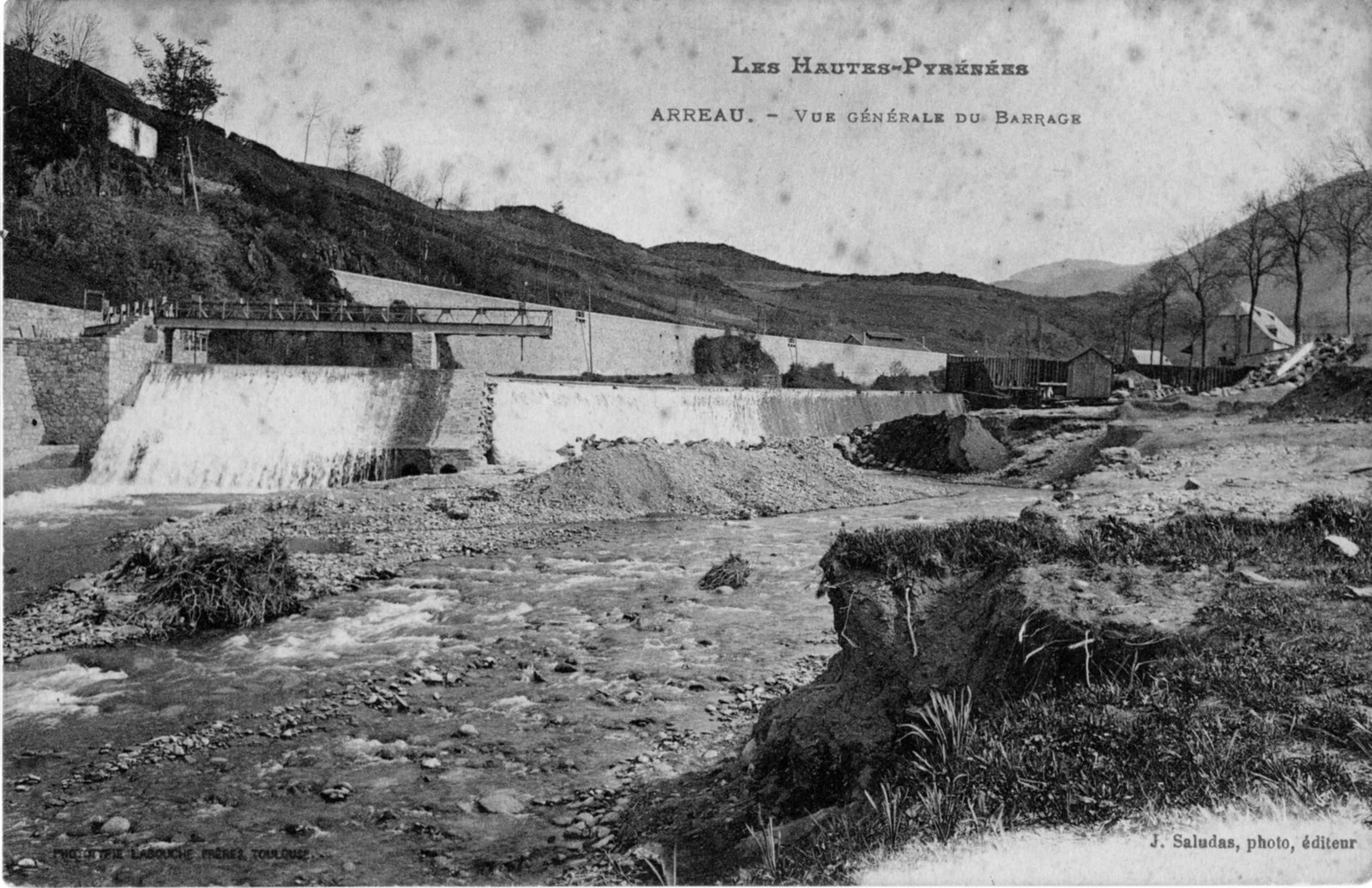 Vue G du Barrage 1910