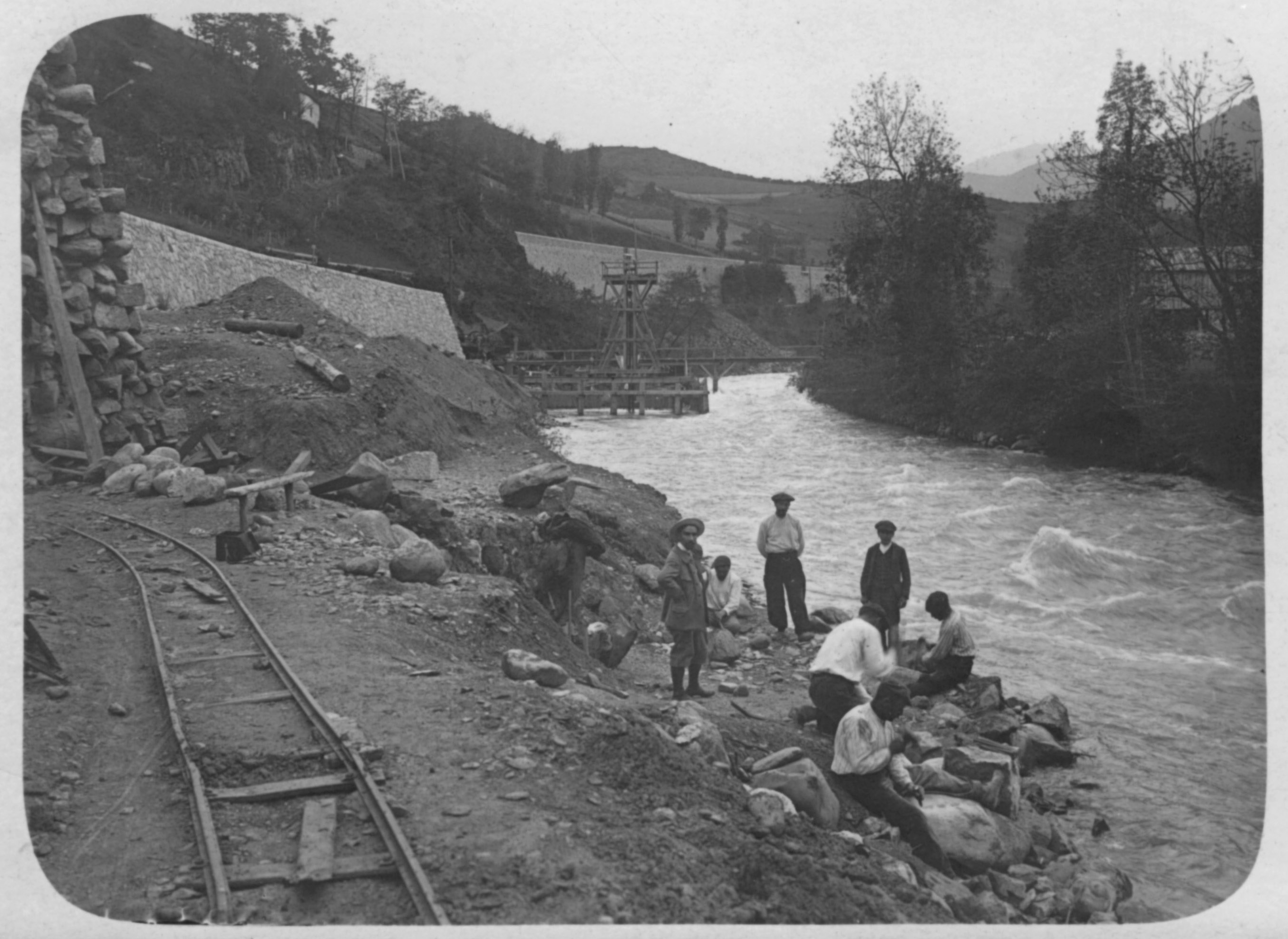 construction du barrage